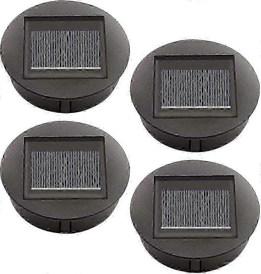 4 Pack Solar Replacement Lights with LED Bulbs, Solar Ceiling Light Replacement, LED Solar Panel Sha