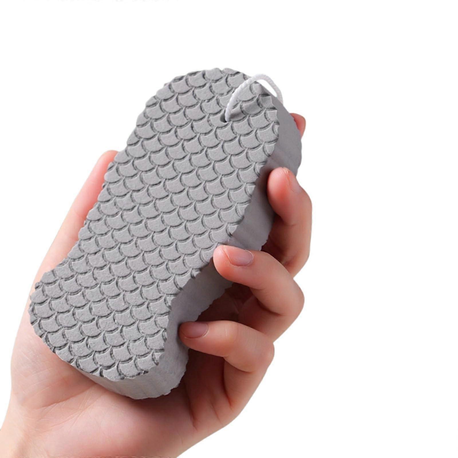 2 Sets 3D Bath Sponge for Deep Cleaning and Gentle Exfoliation, Quick Dry Shower Scrubber