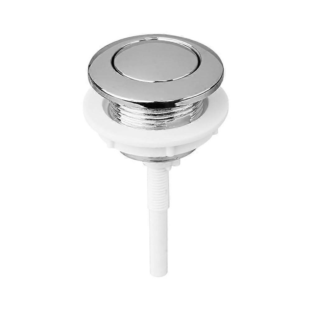 Toilet Flush Button Single Flush Rust Resistant Water Saving Toilet Tank Push Button Replacement