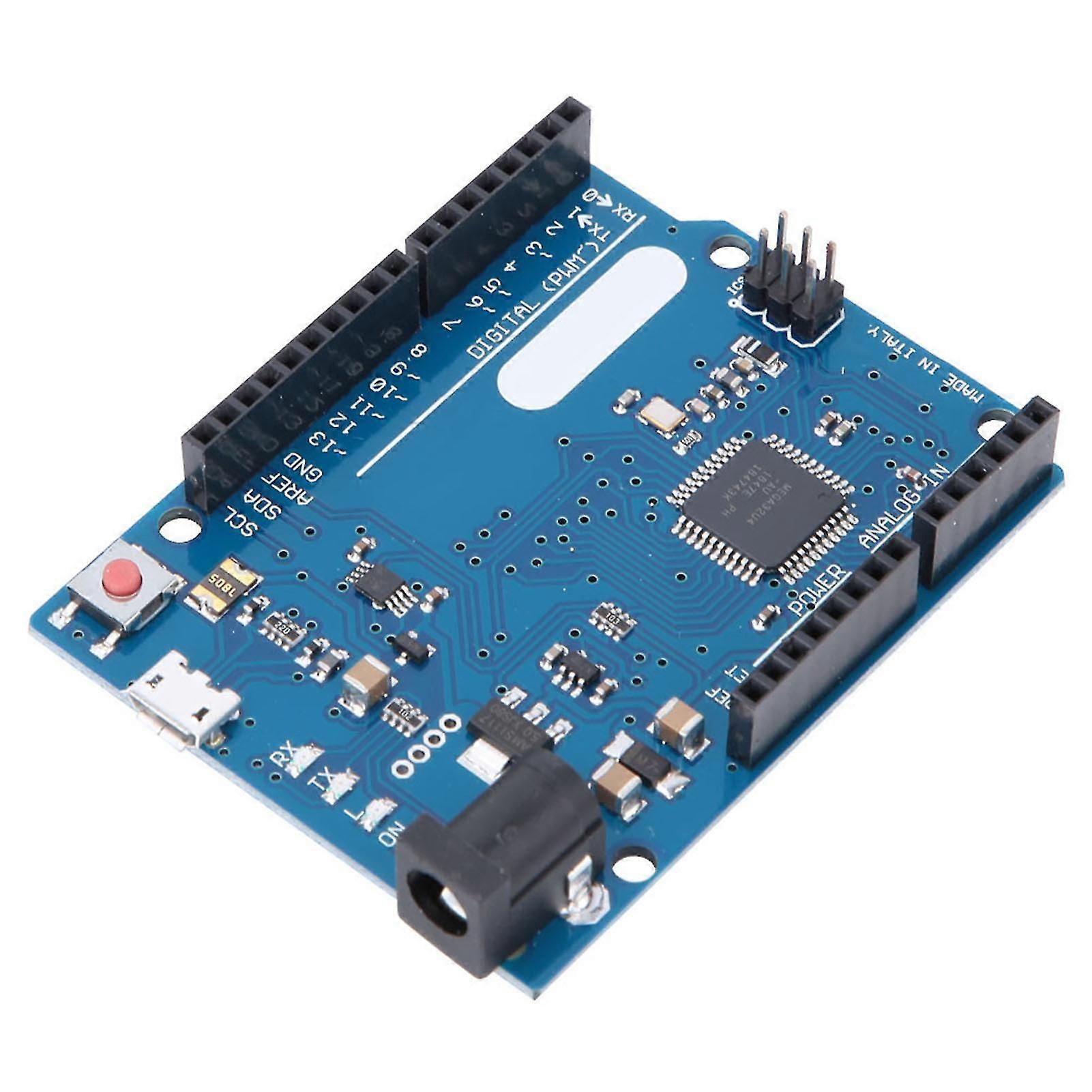 5V 16 MHz ATmega32u4 Dev Board 32KB Flash 68.6x53.3mm with USB Cable