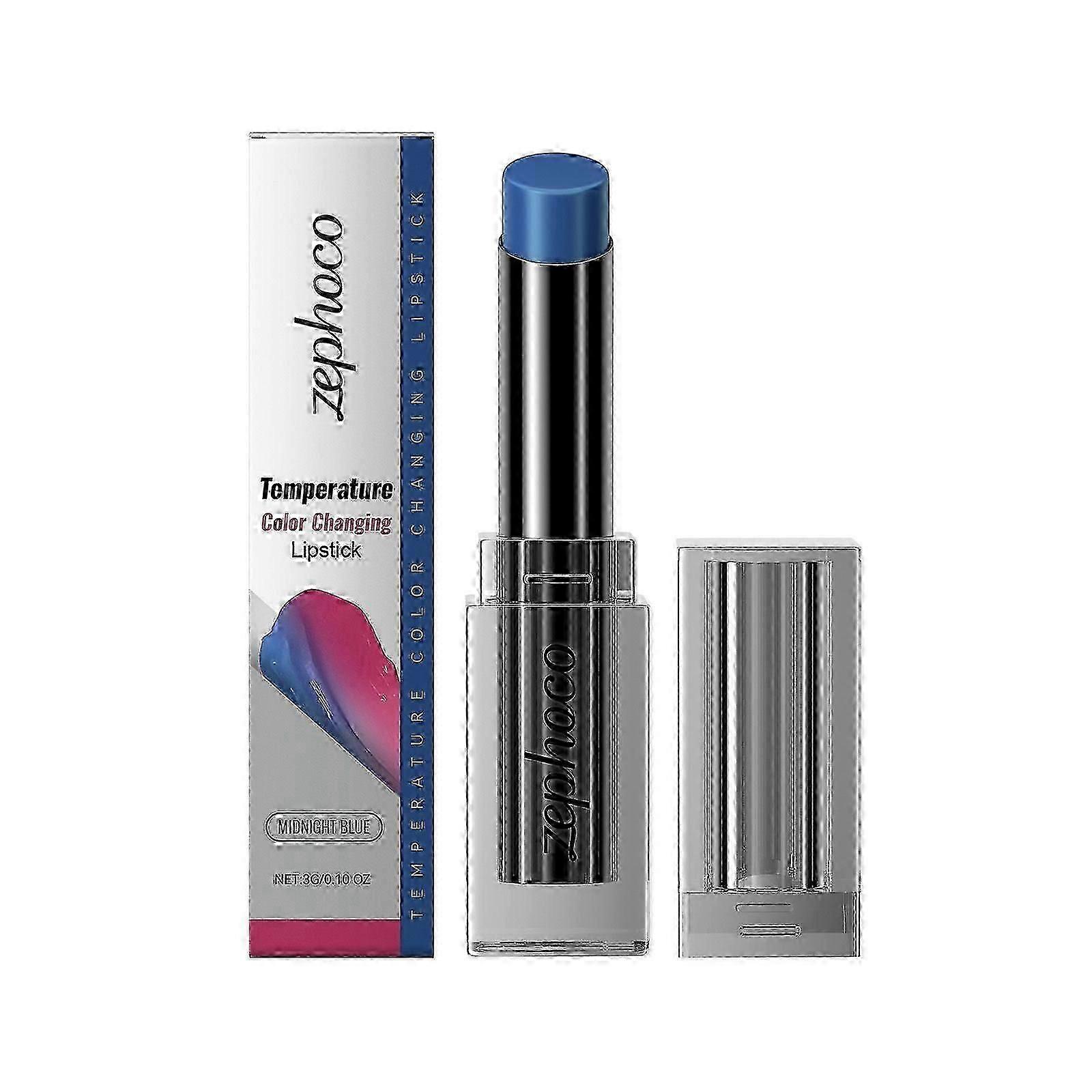 Midnight Blue Temperature Change Lipstick