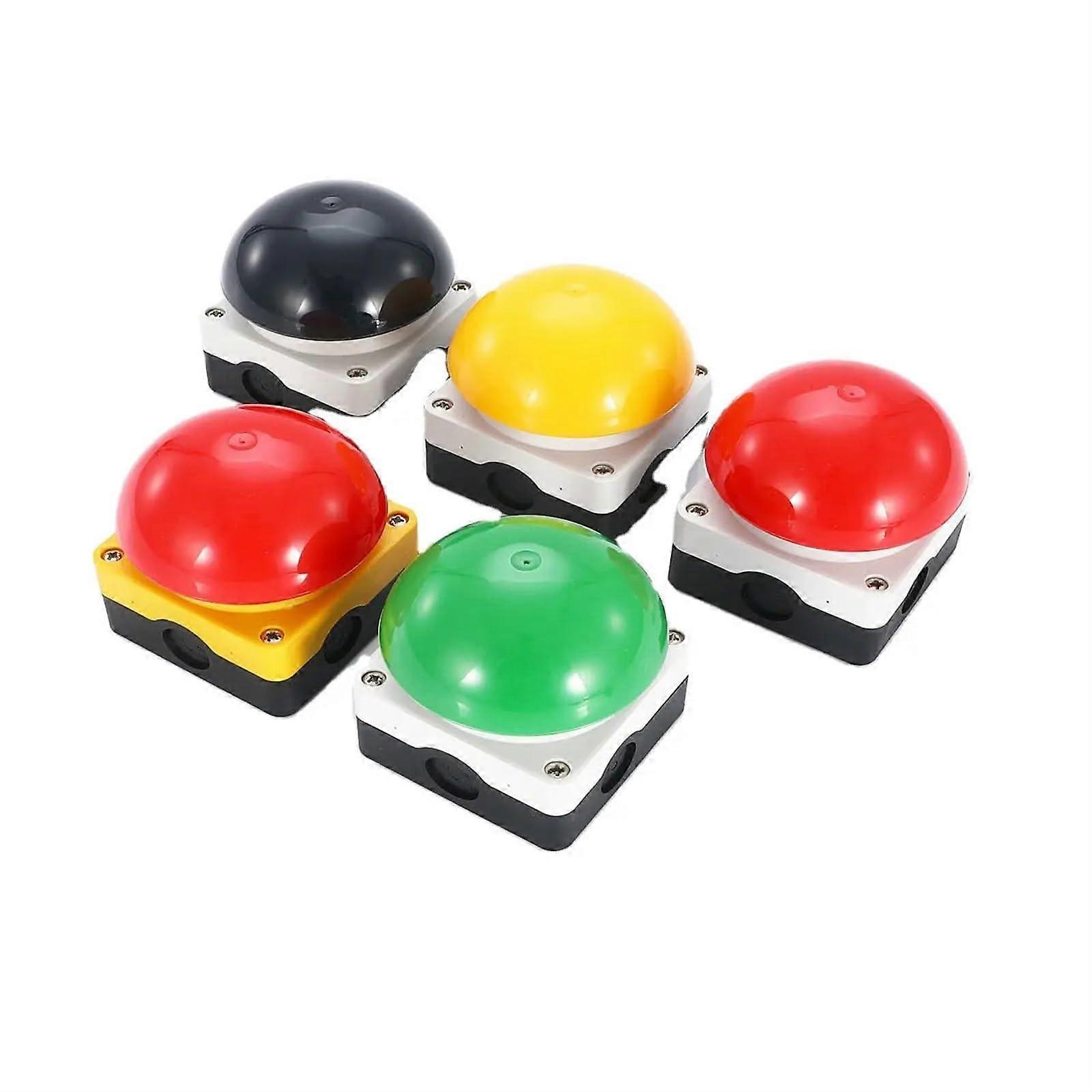 Emergency Stop Button Foot Pedal Switch IP67 Waterproof SelfReset 1NC AC/DC Black