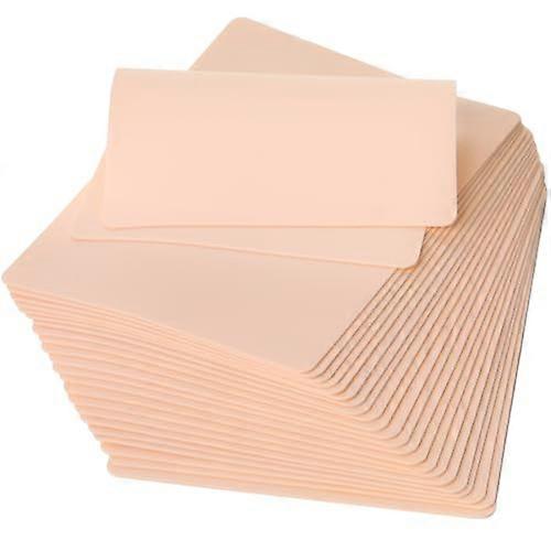 Tattoo Practice Skin Kit 22pcs Silicone Double Sided Reusable Sheets with Realistic Texture 6x8in