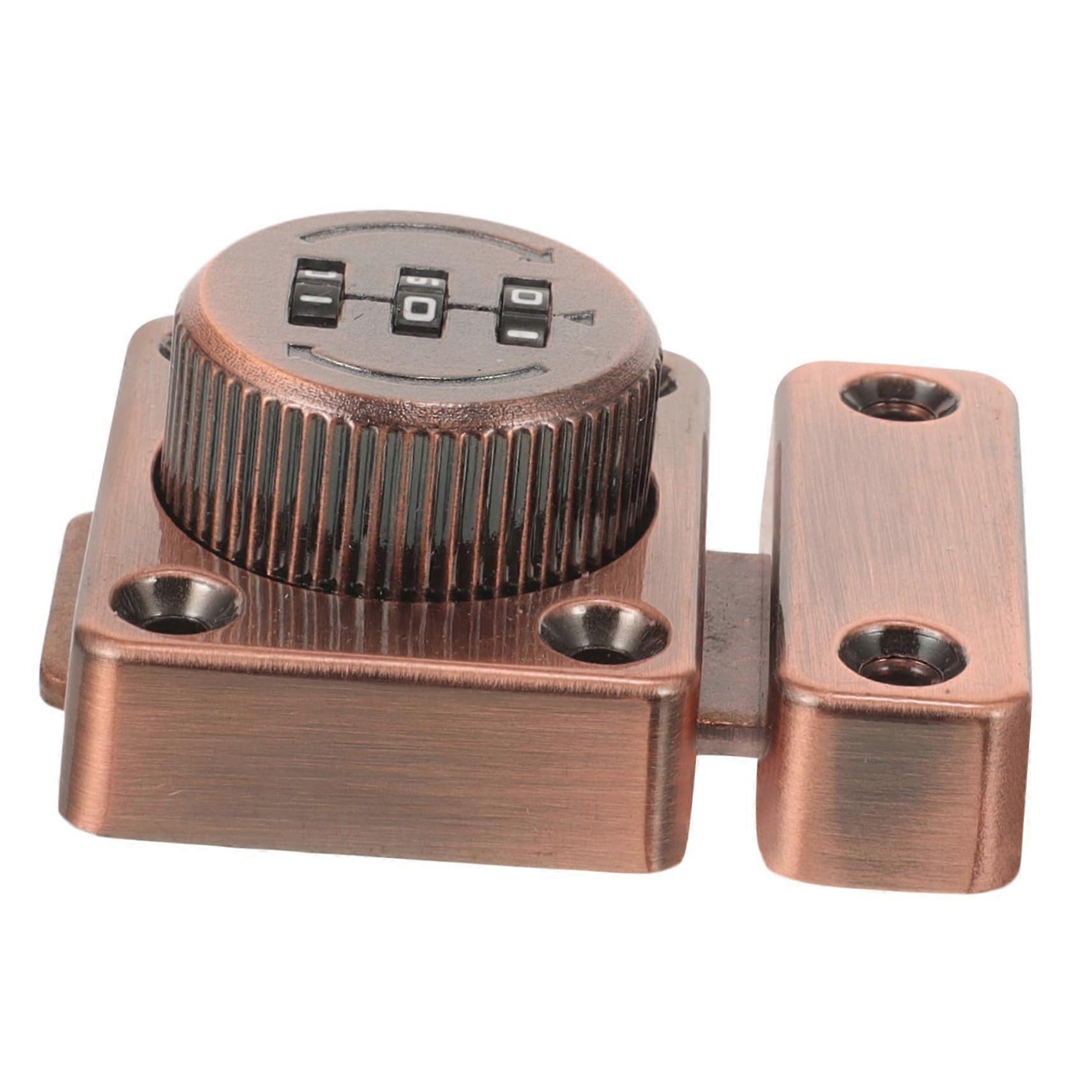 Combination Cabinet Lock with Password Protection, AntiTheft 3Digit Keyless Drawer Lock for Office and Home