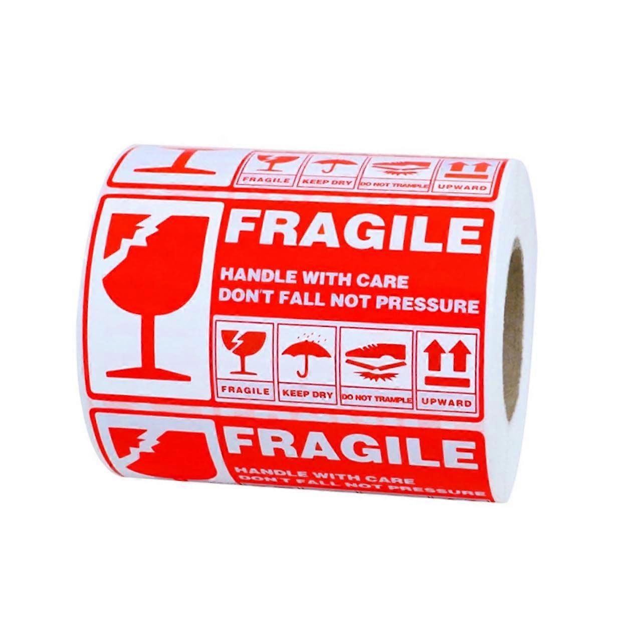 300pcs Fragile Warning Stickers Self Adhesive  Labels for Moving and Packaging Boxes