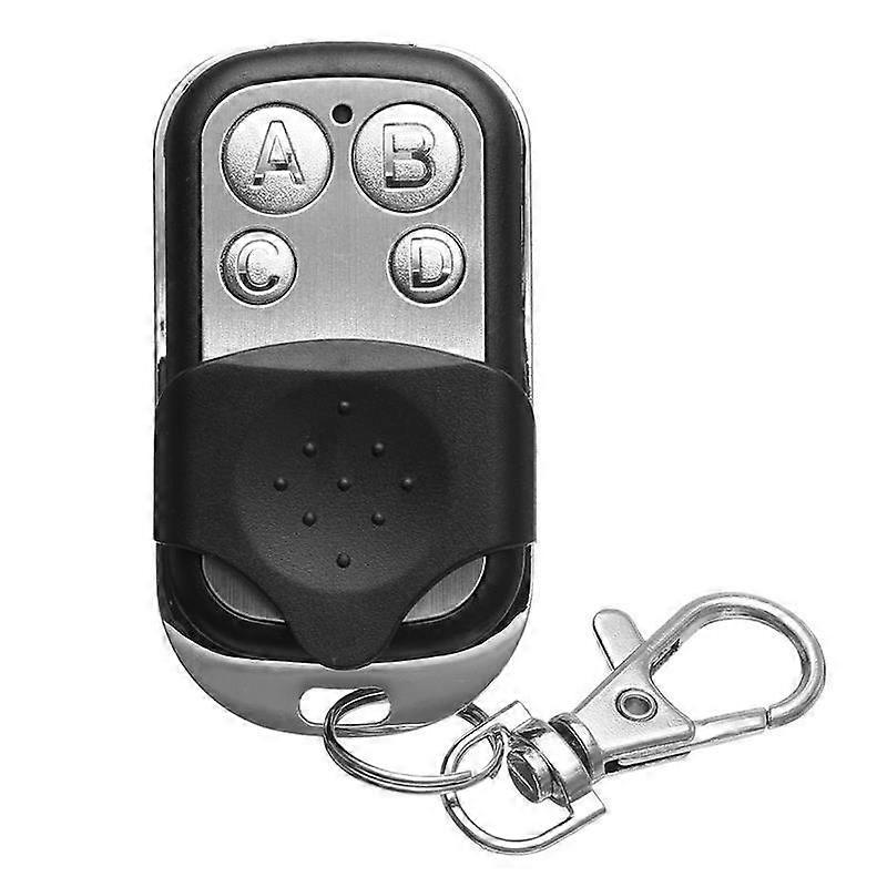 433MHz EV1527 Learning Code Wireless Remote Control Metal 4 Buttons Transmitter Controller for Garag