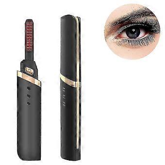 Heated Eyelash Curler - Rechargeable Usb Electric Eyelash Curler With Eyelash Brush, Quick Natural Curling And 24h Long-lasting Eyelashes Makeup Curl