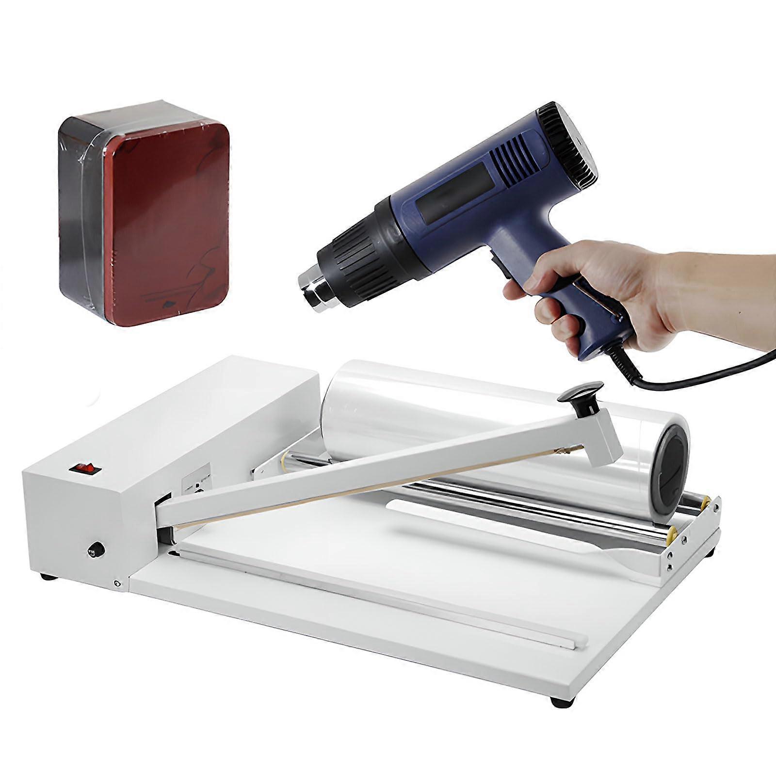 Shrink Wrap Sealer with Integrated 1800W Heat Gun, Precise Temperature Control for Packaging