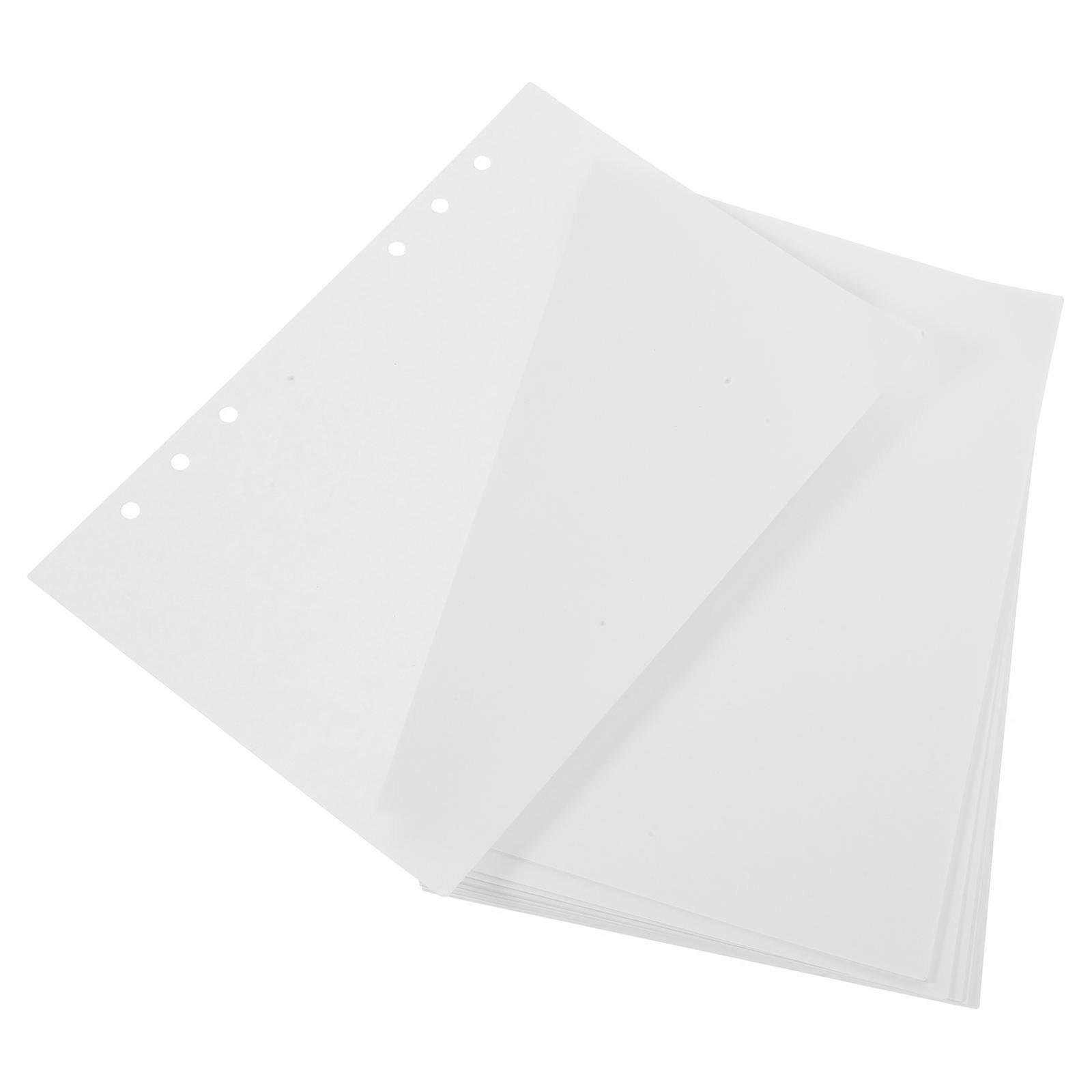 A5 Refill Paper Planner Binder with 80 Sheets for Daily Use in Loose Leaf Notebook