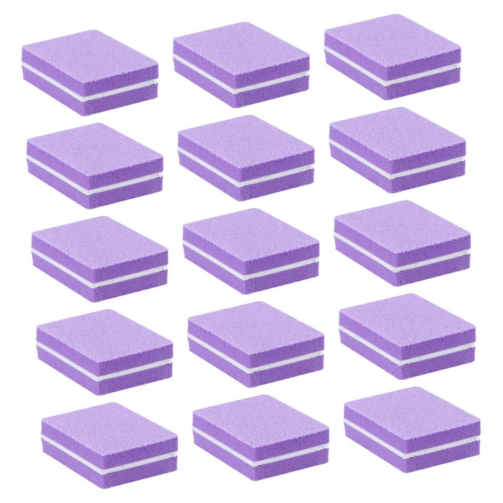 40pcs DoubleSided Sponge Nail Buffer Blocks EVA Foam Nail File for Gentle Manicure Shaping