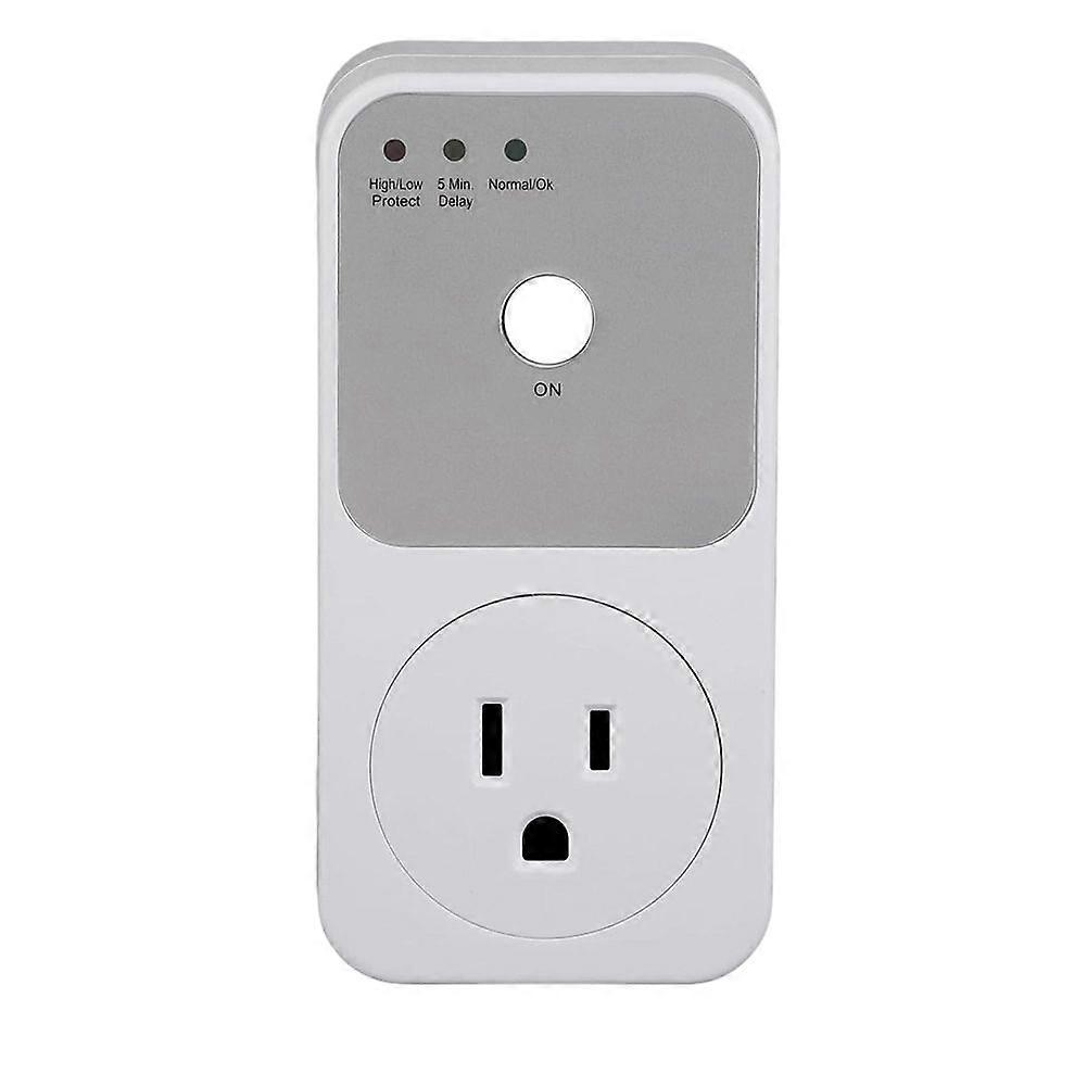 US Plug Electronic Digital LCD Display Circuit Overload Current Limit Voltage Protection Plug Switch