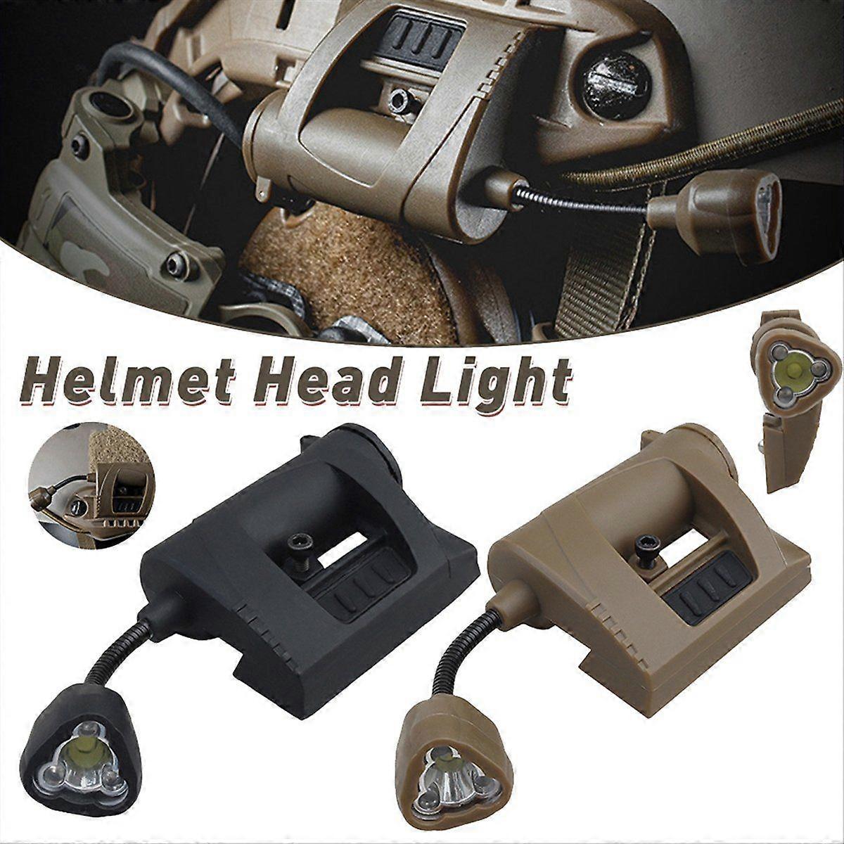 Helmet Light for MPLS CHARGE Flashlight 3 Modes HeadLight,Mud Color