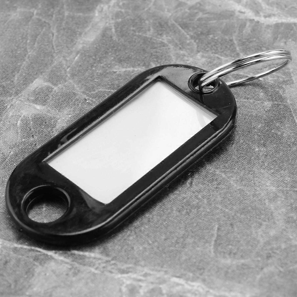Key Ring Tags(100pcs black)