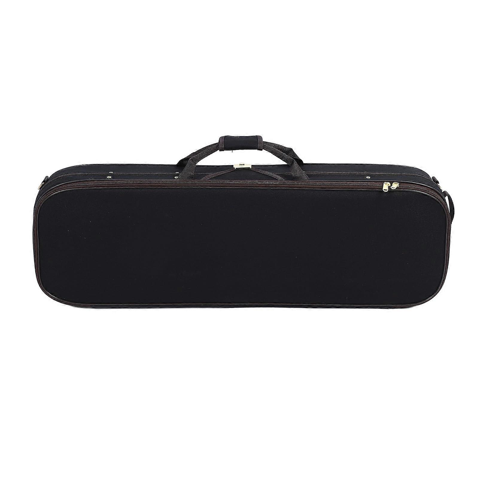 4/4 Violin Case with Hygrometer, Hard Shell ImpactResistant Full Size Case with Shoulder Straps