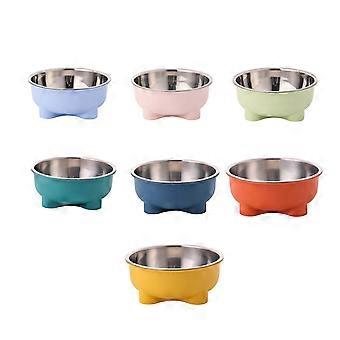 Roestvrijstalen hondenvoerbak, verhoogde voerbak, voerbak voor katten, geschikt voor kleine huisdieren binnenshuis, gemakkelijk schoon te maken en mooi.