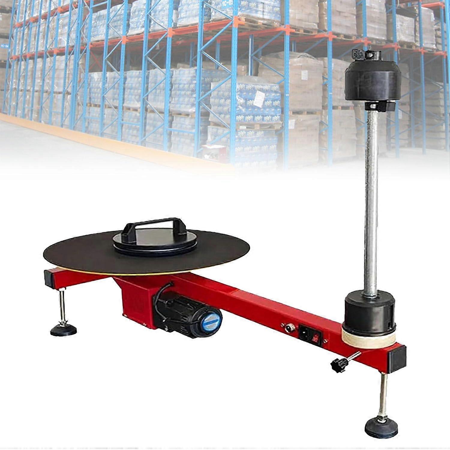 Electric Pallet Wrapping Machine with Fast Consistent Wrapping and Secure AntiSlip Turntable 70cm