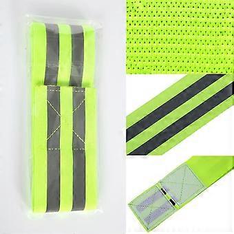 Reflecterende banden met hoge zichtbaarheid voor pols, arm, enkel en been. Reflecterende banden voor fietsen in het donker, reflecterende banden voor wandelen en hardlopen.