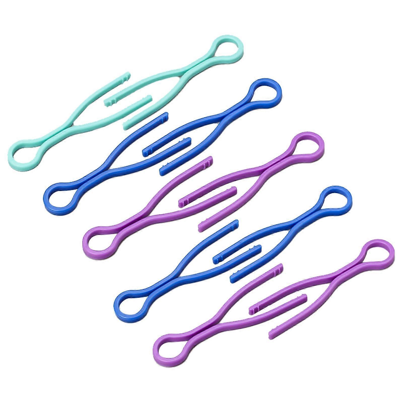 10PCS Multicolor Sewing Machine Bobbins Set with Plastic Thread Spool Organizer for Quilting