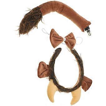 1 setti eläimiä Pääpanta Tail Tie Set Party Cosplay -asutarvikkeet lapsille Aikuiset