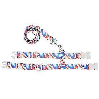 Rope 3Pcs Outdoor Cat Walking Leash Adjustable For Pet Owners Sky-Blue Lightweight
