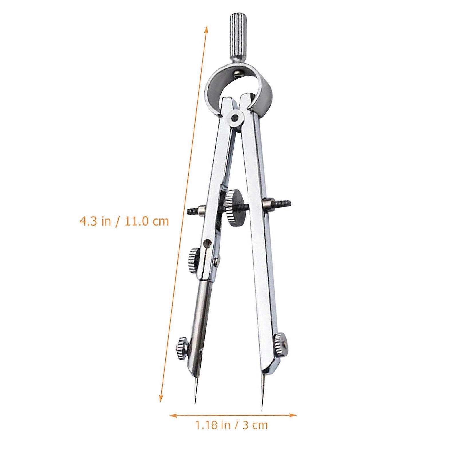 Convenient Spring Compass Metal Compass for Drawing Work Accessory