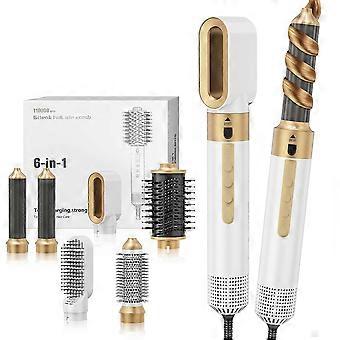 6 in 1 High-Speed Hair Dryer and Styler, Auto Wrap Curler with Smart Heat Control, Lightweight 110,000 RPM, Gift for Women