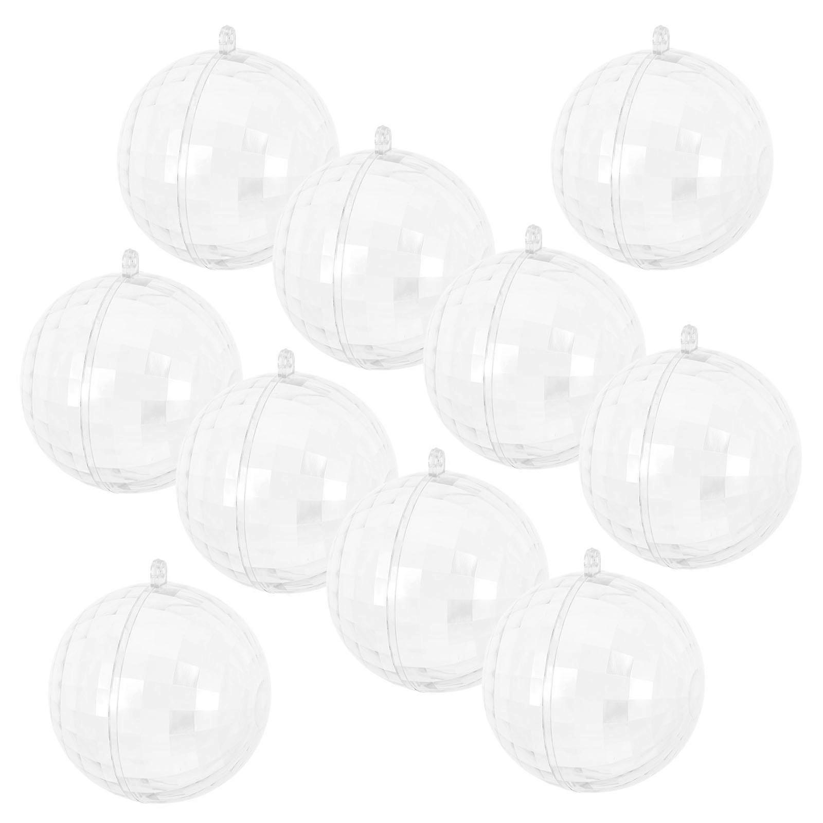 Clear Plastic Boxes Candy Box for Wedding Use 10Pcs Transparent Reflective Balls