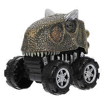 Assorted Color Dinosaur Car Toy for Kids Use with 1Pcs Inertial Pull-Back Vehicle