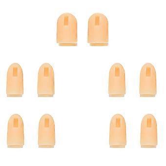 10 sztuk Manicure Finger Covers Hand Replacements Nail Art Finger Protectors
