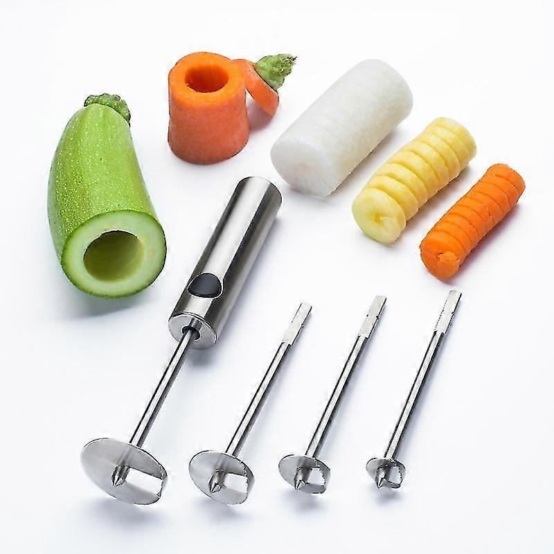 Stainless Steel Vegetable Drill With 4 Sizes