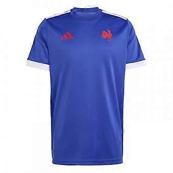 Adidas Herren Rugby-T-Shirt der französischen Rugby-Nationalmannschaft