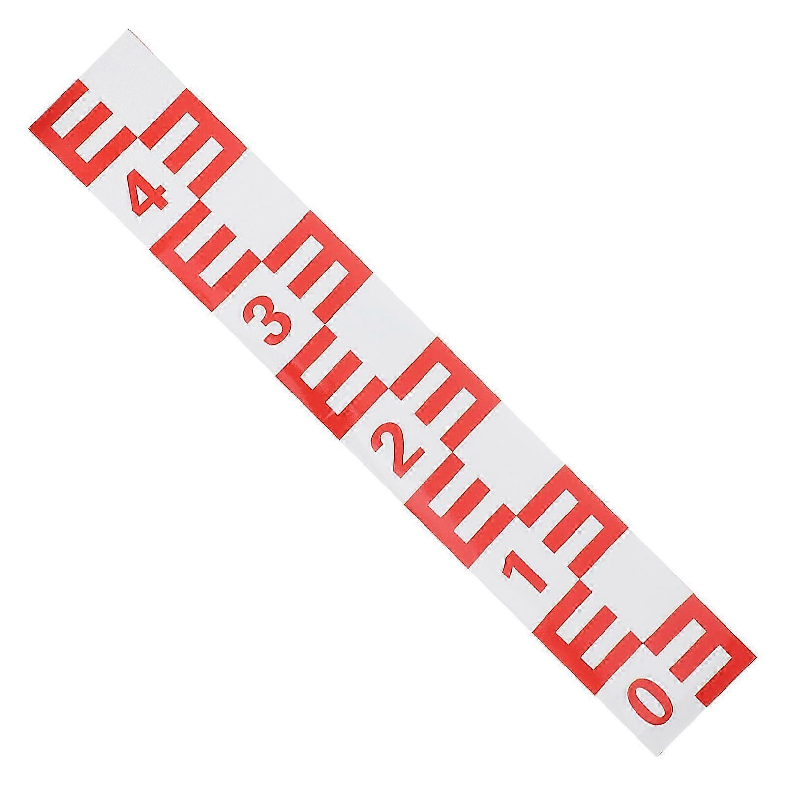 Water Level Indicator Pvc Water Level Tool Construction Tool Red Reflective 1Set