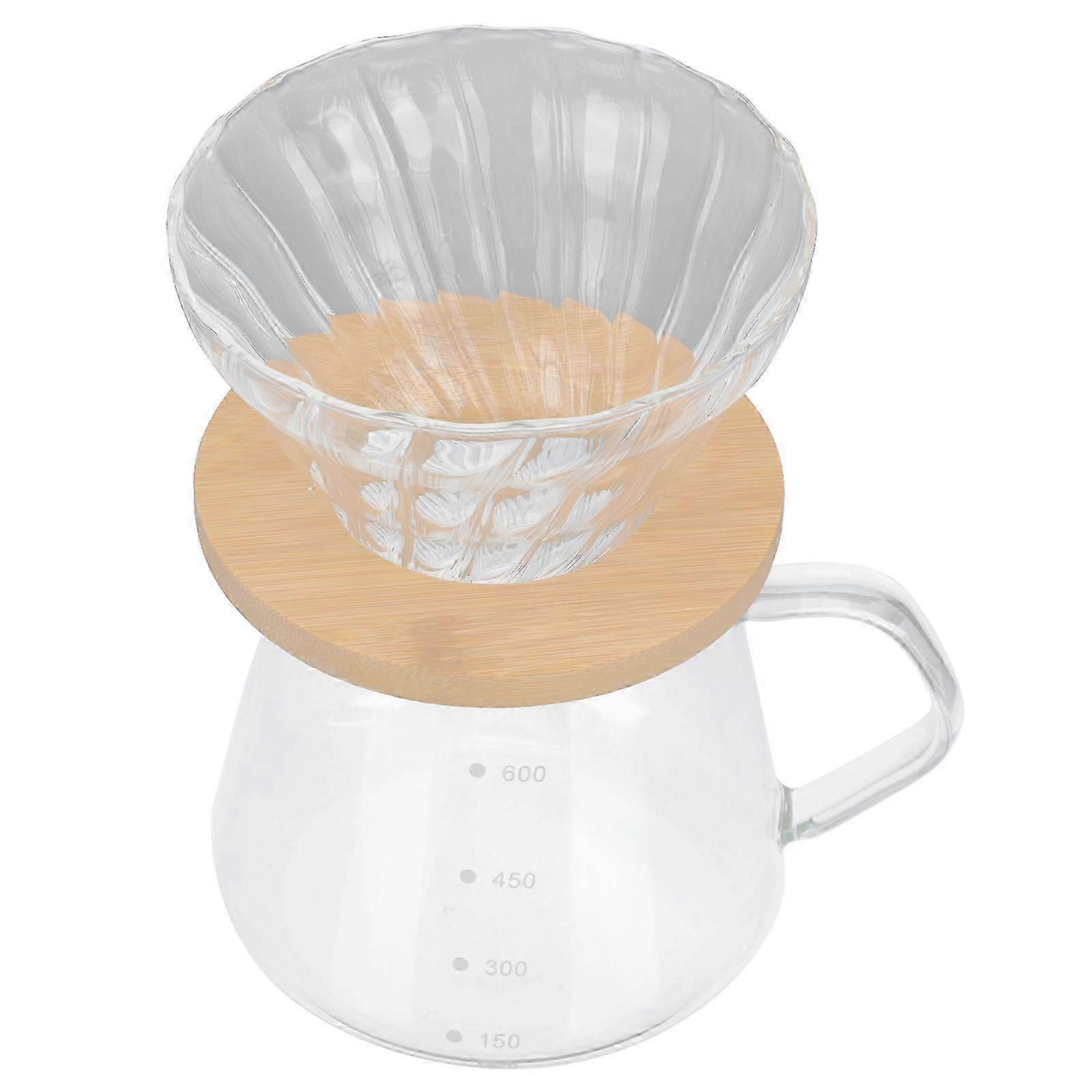 Slow Drip Coffee Dripper Water Permeability Simple Assembly Coffee Accessories 1Set