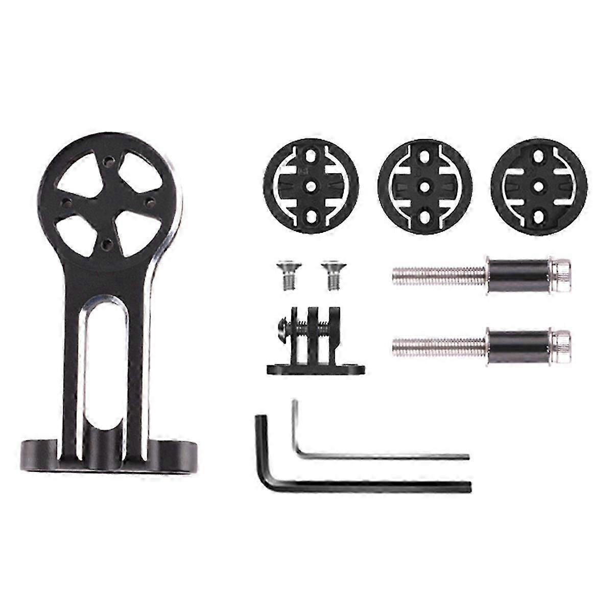 Adjustable Speedometer Extension Bracket Aluminum Alloy Bicycle Computer Holder for Replacement A