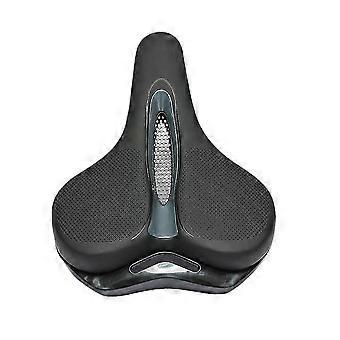 Comfortabel zwart fietszadelkussen, geschikt voor mountainbikes (1 stuk)