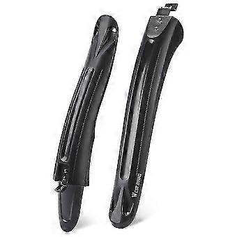 WEST BIKING YP0714028 1 Pair Arc Design Front and Rear Mountain Bike Widened Fenders 26-27