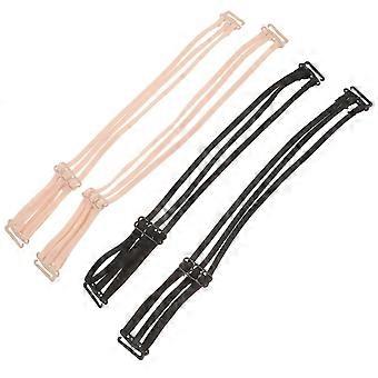 2 Pairs of Bra Straps Replacement Extension Bra Straps Detachable Straps