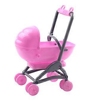 Cartoon Stroller Toy Play Doll House Baby Car for Decor