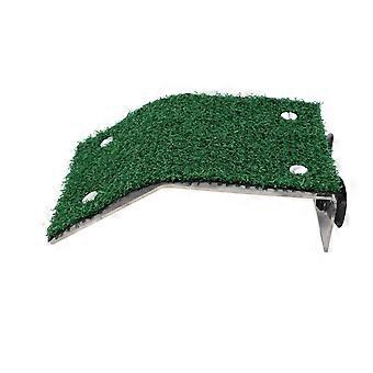 Petite plate-forme de repos pour tortue, simulation d'herbe, chelle, terrasse de repos avec ventouse pour petite grenouille reptile M