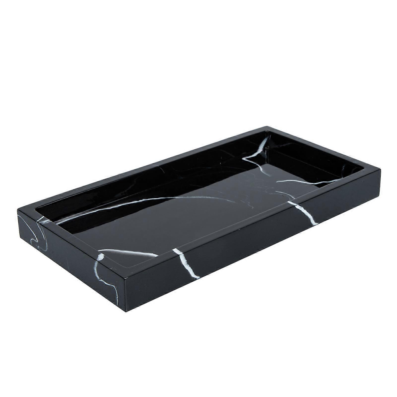 Marble Pattern Sundries Storage Tray for Bathroom Use Storage Tray