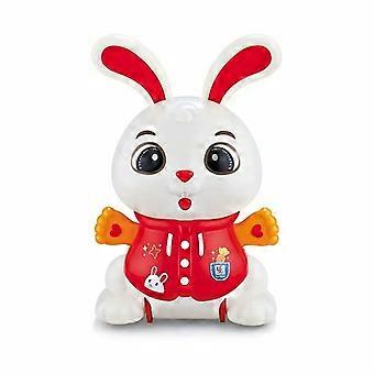 Electric Stunt Rabbit Toy with Lights and Music, 360 Spinning and Swinging Dancing Robot, Fun Gift for Children