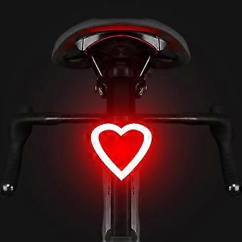 Wiederaufladbare LED-Fahrradrückleuchte, unverzichtbares helles Sicherheitslicht für die Rückenlehne beim Radfahren in der Nacht, 5 Modi, Warnlicht, wasserdicht, Blinklicht, MTB-Licht