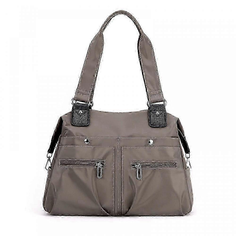 Large Capacity Waterproof Multi-Pocket Nylon Shoulder Bag PD