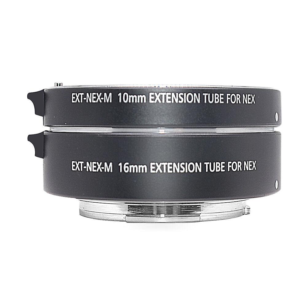 10Mm 16mm Metal Auto Focus Macro Extension Tube Ring Nex Mount For Sony Fe E-mount A7 A7ii A7iii A7sii A6000 A6300 A6500 Nex5 Lens Adapter