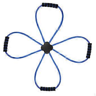 CushionedGrip Cross Resistance Band | Ergonomic, stretching strap with Foam Grips, for
