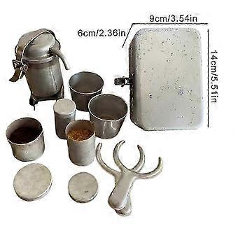 Camping Coffee Kit, Vintage Espresso Maker Set For Travel Outdoor Camping Hiking SZRH A-D