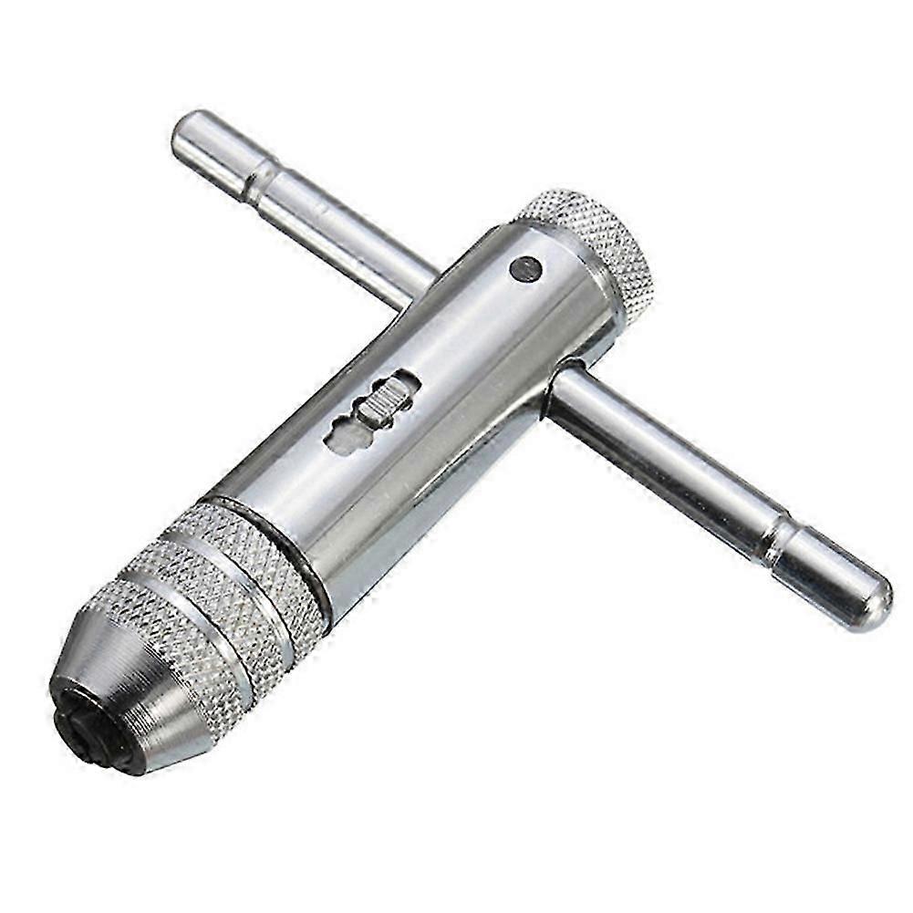 Ratchet T Handle Tap Wrench M3-M8 Adjustable Head for Machine Screw Threading