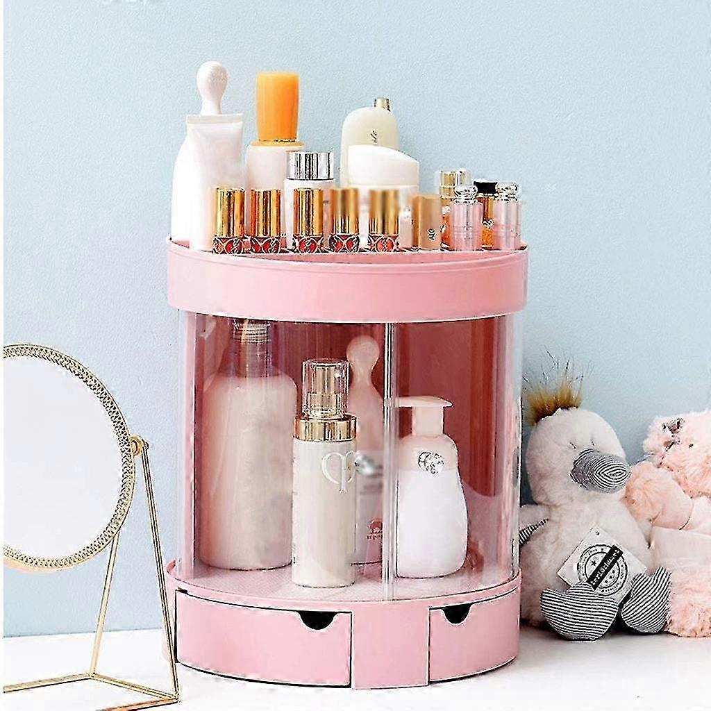 Plastic Cosmetic Storage With Matching Tone