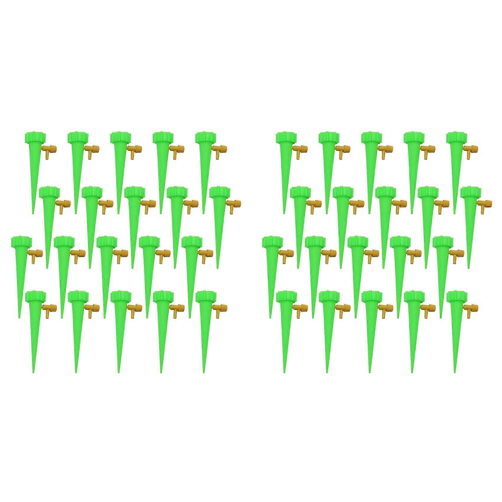 40X Adjustable Dripper Automatic Watering Kit Automatic Drip Irrigation System Kit Plant Watering Device Green