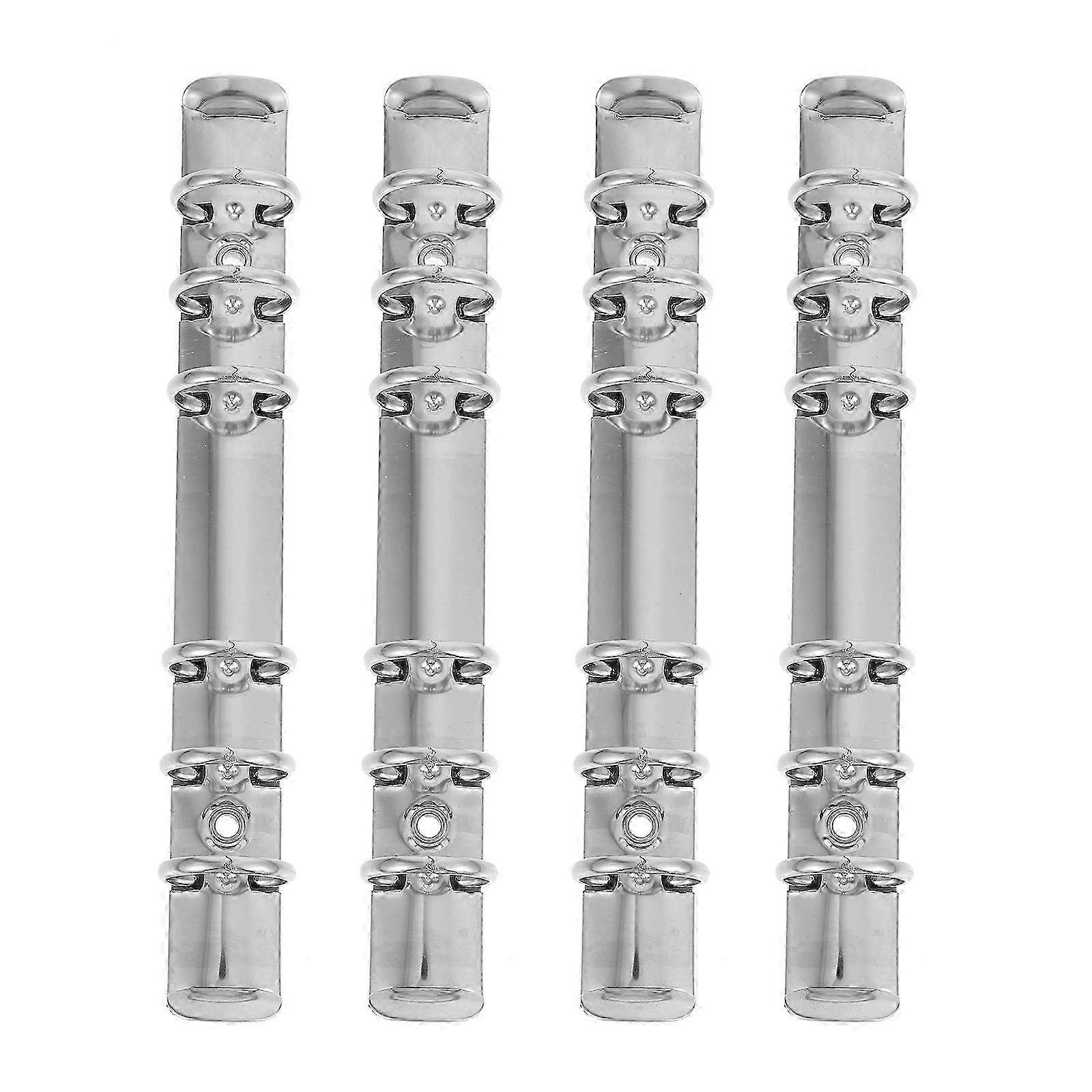 4pcs Loose Leaf Binder Clips Scrapbooking Book Clips Segmented Binders